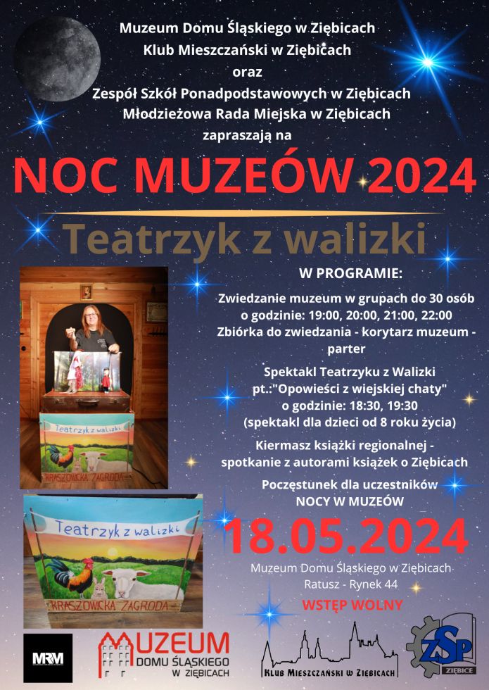 Zapraszamy na ziębicką noc muzeów 2024