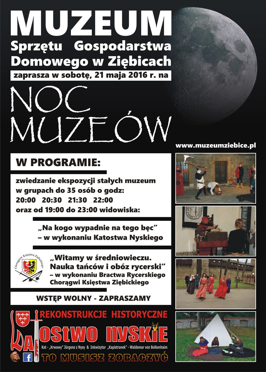 plakat noc muzeum m